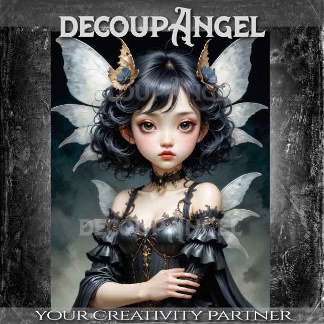 Gothic Pixie Dream Decoupage Tissue Paper (Creator Uploaded)