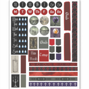 Gothic Planner Stickers