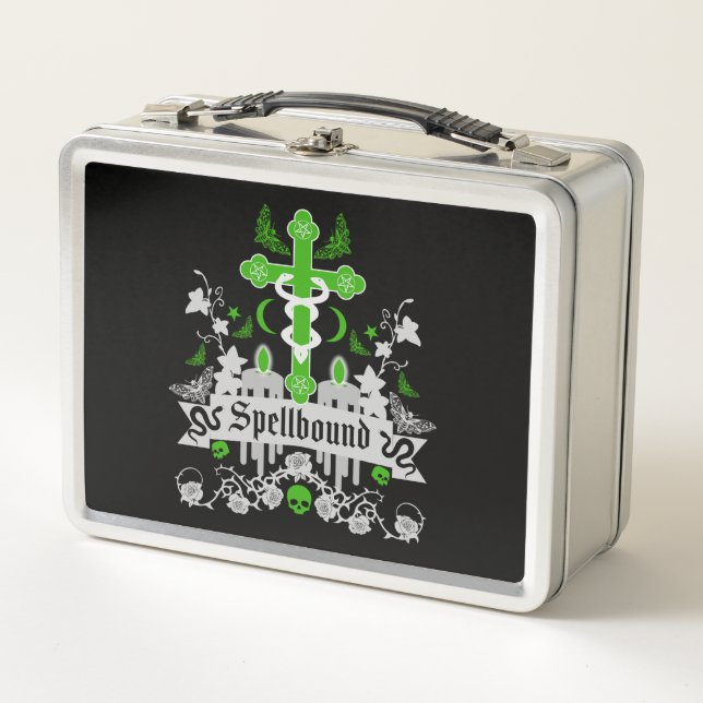 Gothic Post Punk Fashion Accessories Metal Lunch Box (Front)