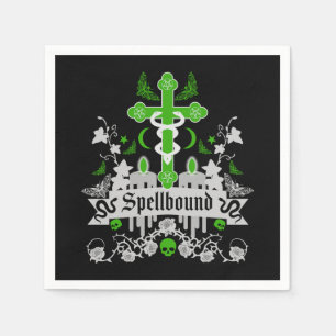 Gothic Post Punk Fashion Accessories Napkin