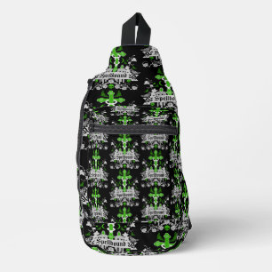 Gothic Post Punk Fashion Accessories Sling Bag