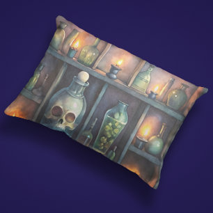 Gothic Potion Bottles – Dark Apothecary Pillowcase