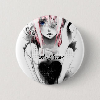 Gothic Power 6 Cm Round Badge