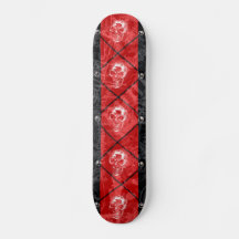 Gothic Punk Skulls Skateboard Deck