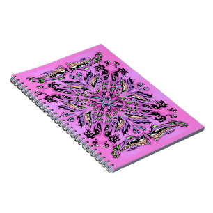 Gothic Purple Mandala Notebook