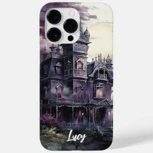 GOTHIC PURPLE SPOOKY HAUNTED HOUSE Case-Mate iPhone 14 PRO MAX CASE