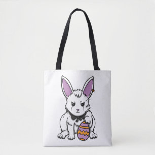 Gothic Rabbit Gothic Bunny Gothic Easter Emo Goth Tote Bag