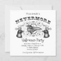 Gothic Raven And Crows Halloween Party