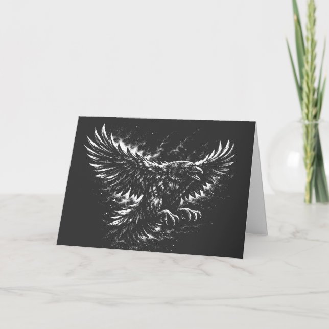Gothic Raven – by BurnsInHell Card (Front)
