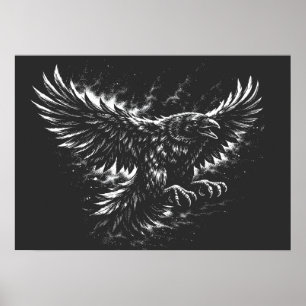 Gothic Raven – by BurnsInHell Poster