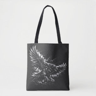 Gothic Raven – by BurnsInHell Tote Bag