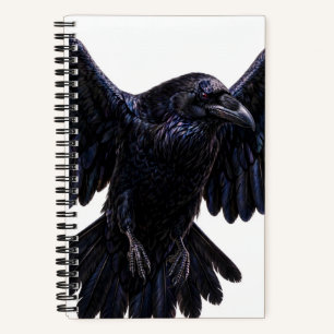 Gothic Raven Journal — Dark Fantasy Notebook