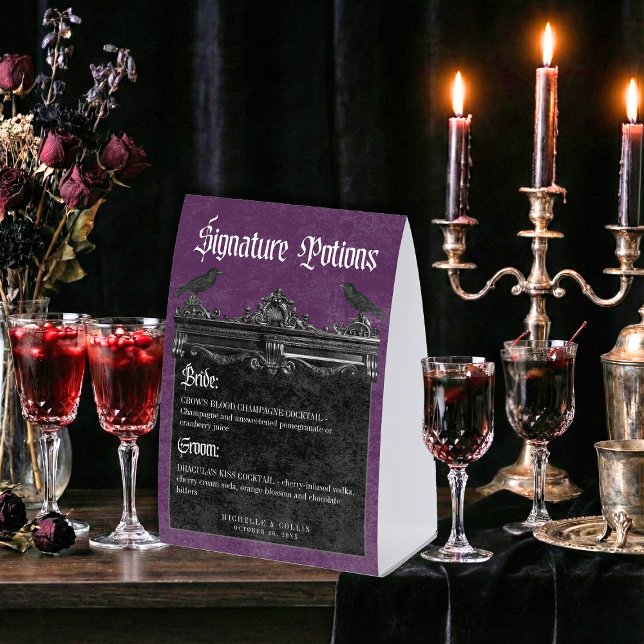 Gothic Raven Purple Darkly Ever After Drinks (Creator Uploaded)