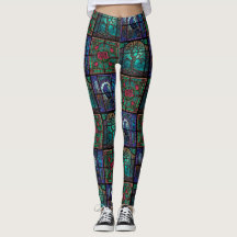 Gothic Raven Rose and Tree Leggings – Cool