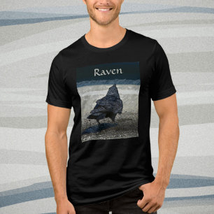 Gothic Raven Urban Blackbird  Tri-Blend Shirt