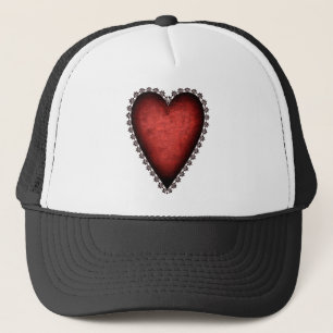 Gothic Red Heart Trucker Hat