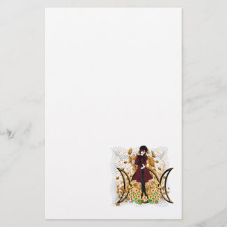 Gothic Red Riding Hood Stationery