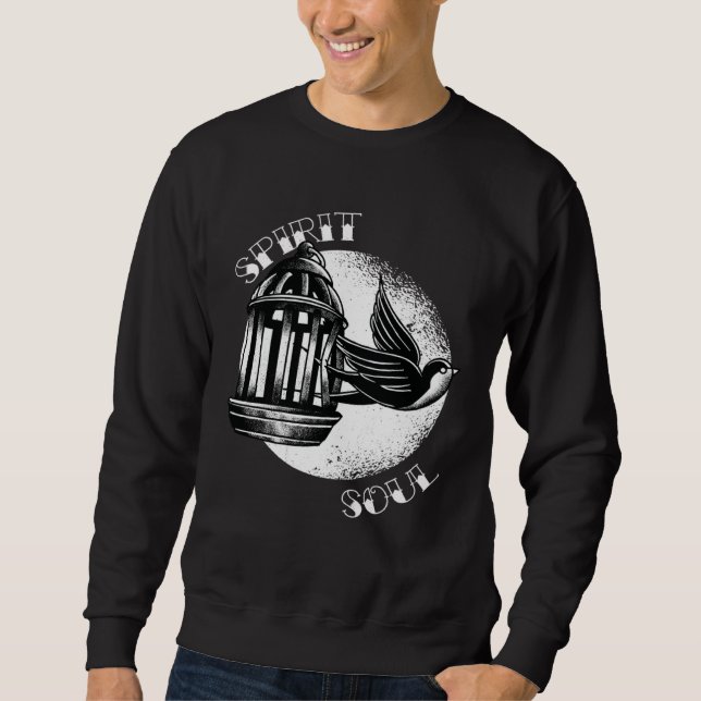 Gothic Released bird Spirit Soul Sweatshirt (Front)