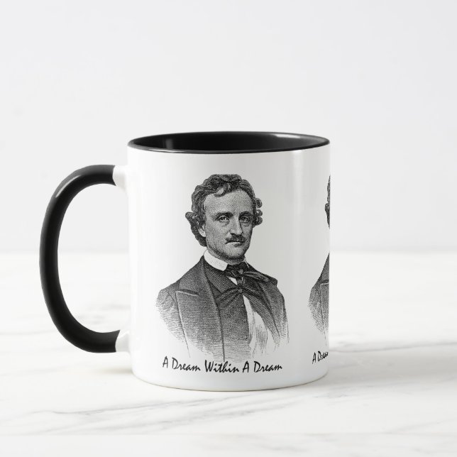 "Gothic Reverie: A Tribute to Poe's Poetry Mug (Left)