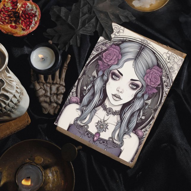 Gothic Reverie Blue Girl Poster (Creator Uploaded)