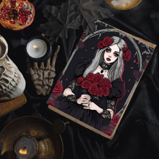 Gothic Reverie Lady Grey Poster