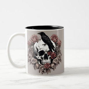 Gothic Reverie Raven's Love Two-Tone Coffee Mug