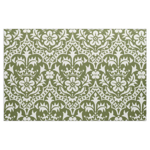 Gothic Revival Crowned Rose Fabric