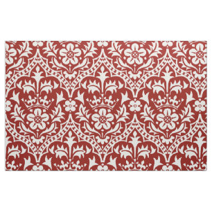 Gothic Revival Crowned Rose Fabric