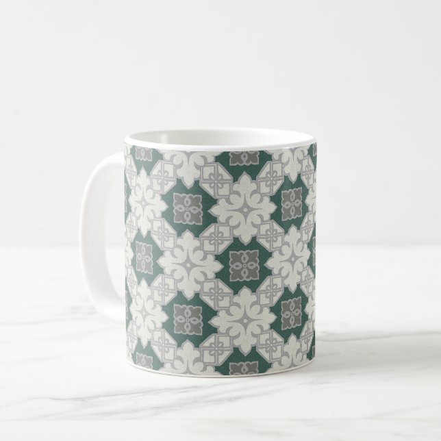 Gothic Revival Quatrefoils 1 Coffee Mug (Front Left)