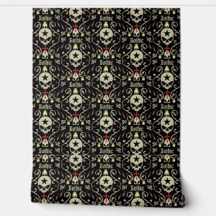 Gothic Rock home Decor Wallpaper