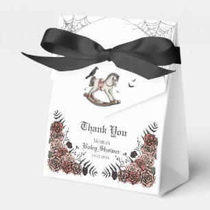 Gothic Rocking Horse Halloween Baby Shower Favour Box