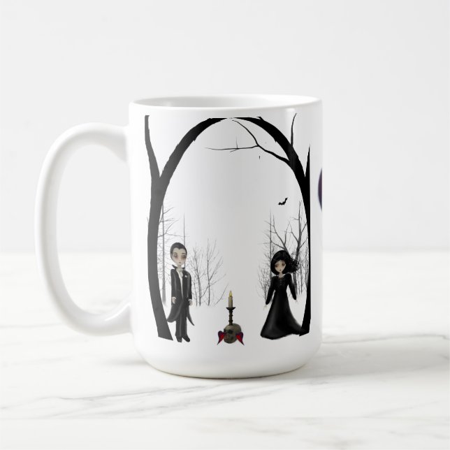 Gothic Romance Beverage Mug (Left)