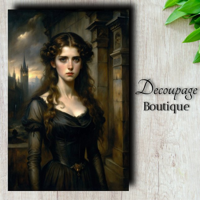 Gothic Romance Decoupage Tissue Paper (Gothic Romance Decoupage Tissue Paper)