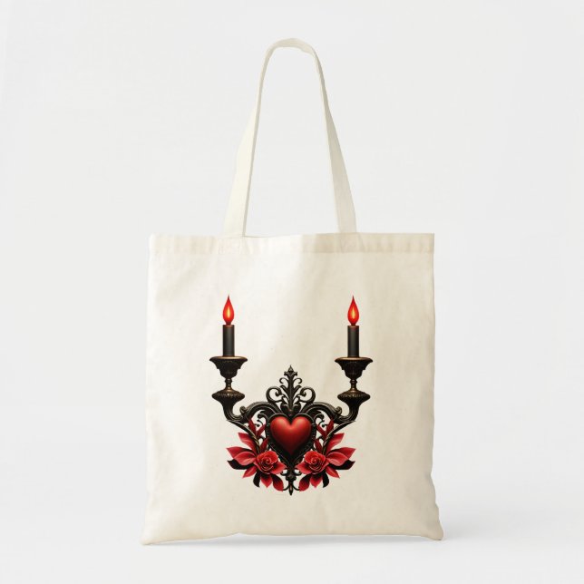 Gothic Romance: Hidden Passion Tote Bag (Front)