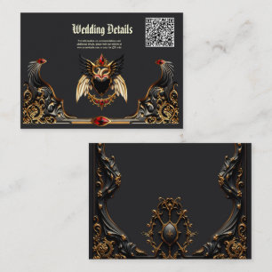 Gothic Romance, In the Shadows of Love. Enclosure Card