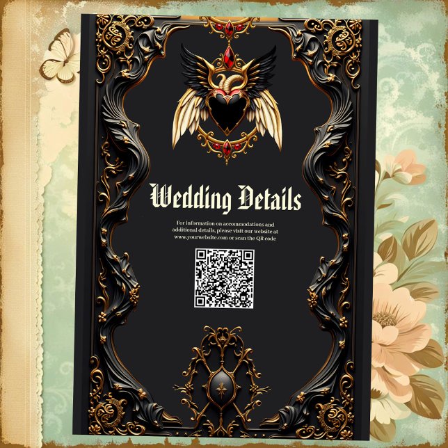 Gothic Romance, In the Shadows of Love.  Enclosure Card (Creator Uploaded)