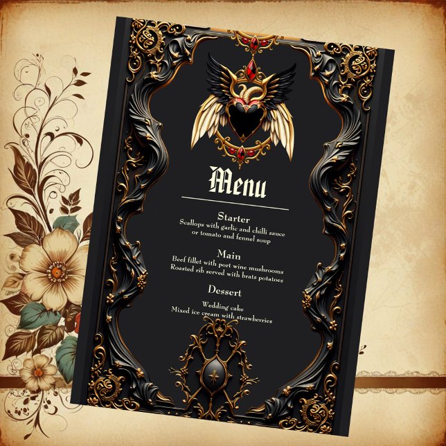 Gothic Romance, In the Shadows of Love.  Menu (Creator Uploaded)