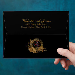 Gothic Romance Wedding  Envelope