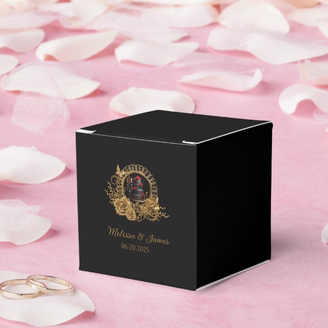 Gothic Romance Wedding  Favour Box (Wedding)