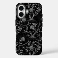 Gothic Rose and Bone Pattern