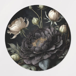  Gothic Rose Arrangement Black Flower