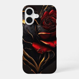 Gothic Rose Heart – Luxury Dark Art Phone Case" iPhone 16 Case
