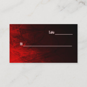 Gothic Rose Place Cards Business Card