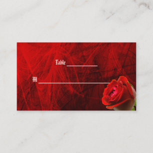 Gothic Rose Place Cards Business Card