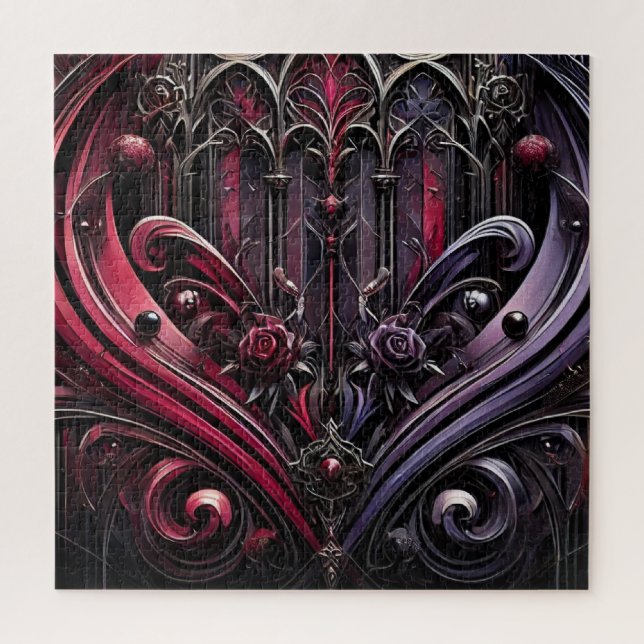 Gothic Rose Puzzle (Vertical)