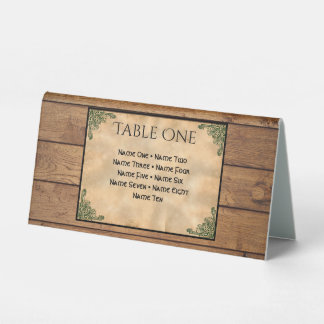 Gothic Rose Red and Black Table Number