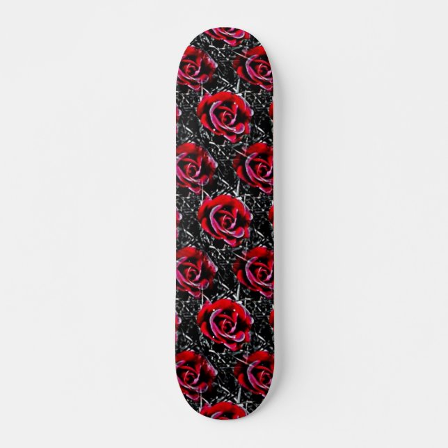 Gothic Rose skateboard (Front)