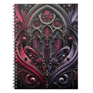 Gothic Rose Spiral Notebook