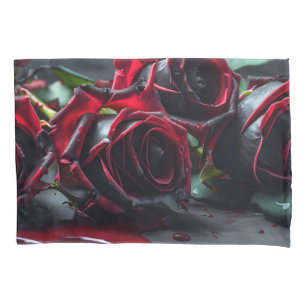 Gothic Roses Pillowcase