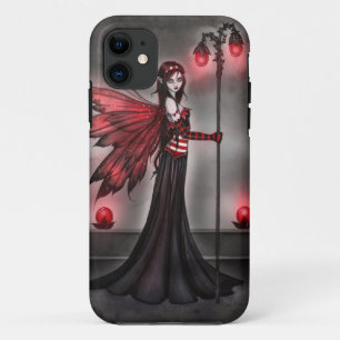 Gothic Ruby Fairy Fantasy Art iPhone Case